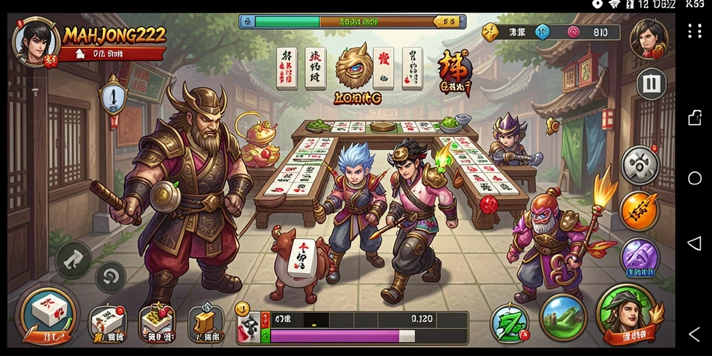 Tampilan gameplay MAHJONG222 yang menakjubkan dan interaktif.