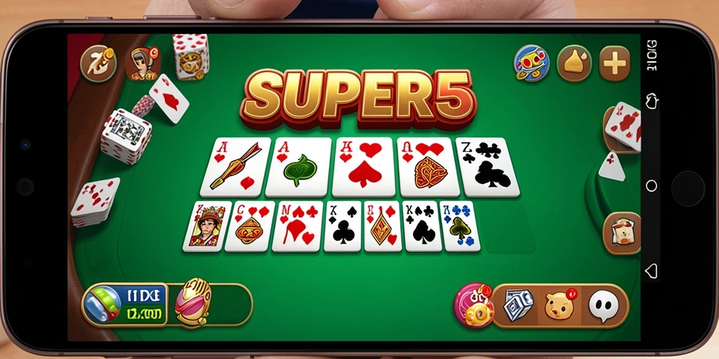 Tampilan gameplay dominasi yang seru dan menarik di SUPER5.